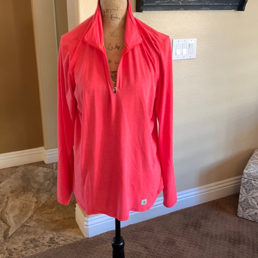Coral Carhartt pullover